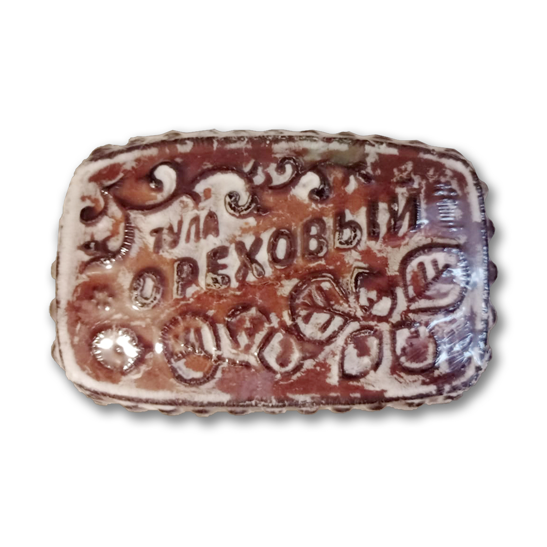 Тульский пряник "Ореховый" с начинкой из варёной сгущенки и грецких орехов, 300 г